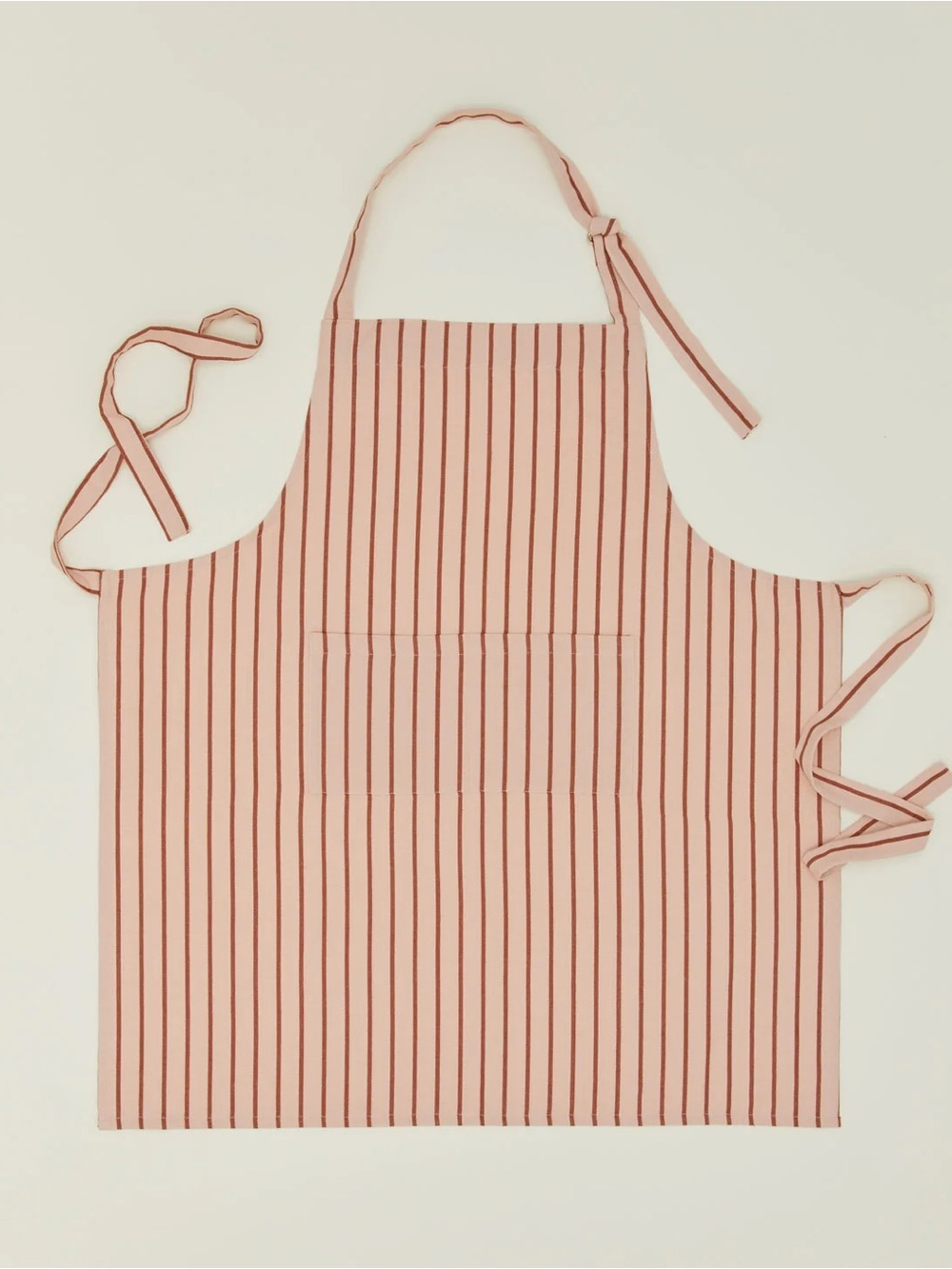 Hawkins New York Pink Striped Apron with Pockets